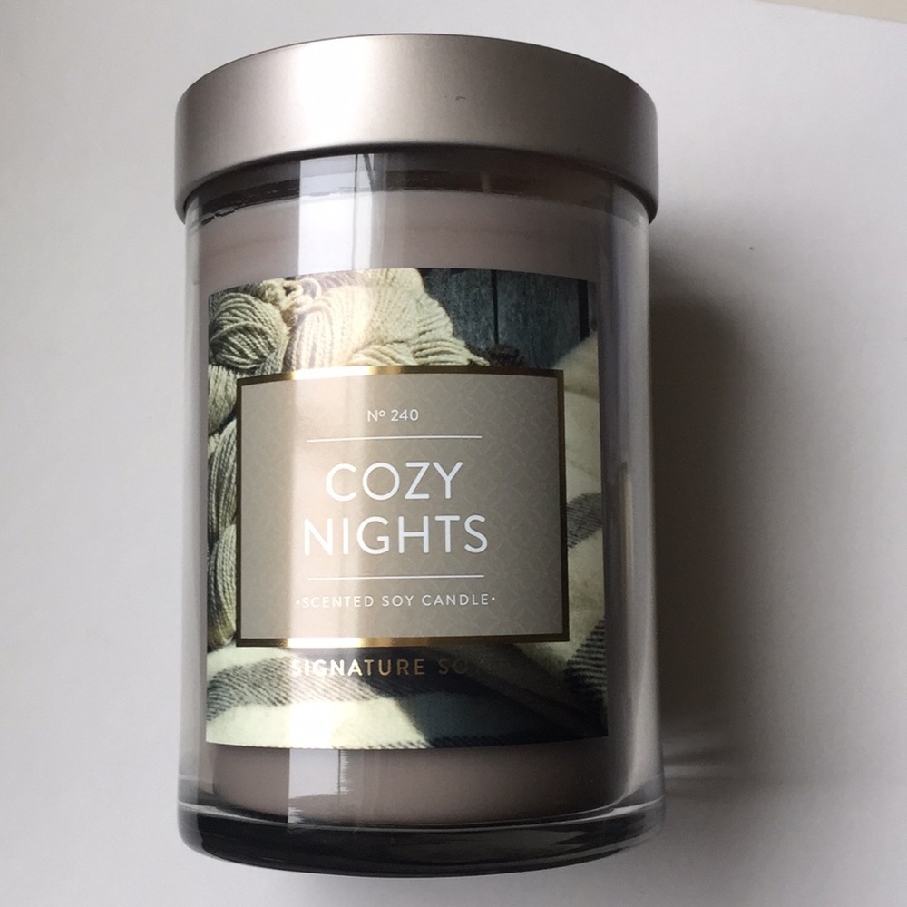 Target Signature Soy Candle in Cozy Nights